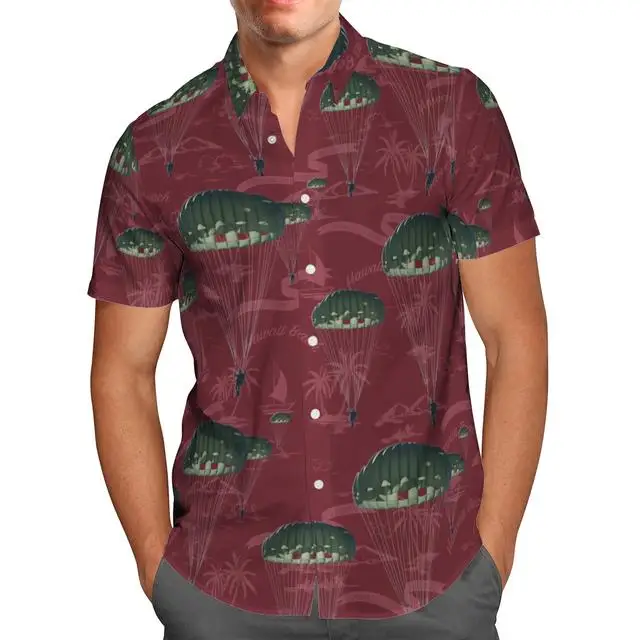 Oversized Streetwear 3D Anime Green Short Sleeve Hawaiian Shirt Men's Beach Summer 5XL Social Homme-863 - Image 7