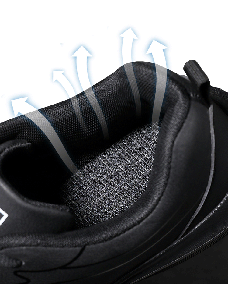 Men Shoes Autumn New PU Leather Casual Shoes Outdoor Sports Sneakers For Men Lightweight Soft Black Tennis Shoes - Image 9