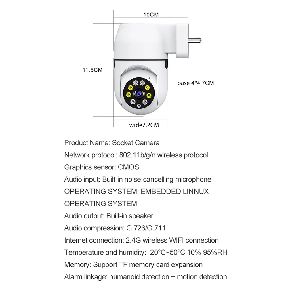 Tuya WiFi IP Camera 1080P HD Smart Wireless Two-way Audio Night Vision Motion Detection Security Cameras Smart Home Surveillance - Image 16