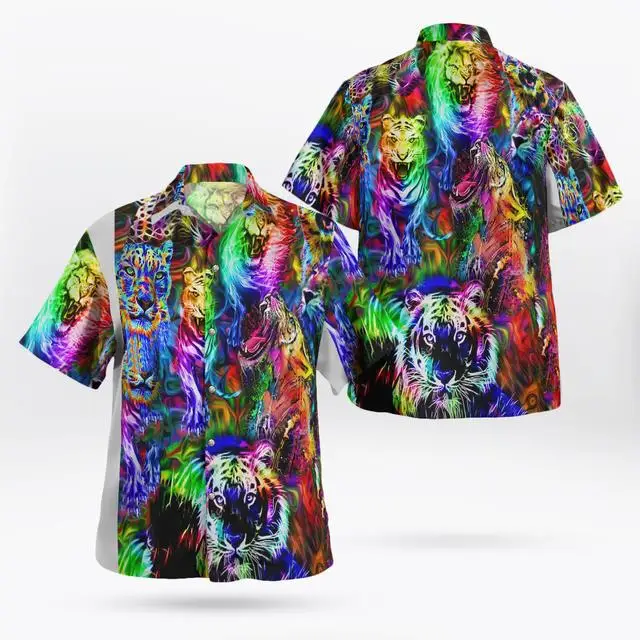 Oversized Streetwear 3D Anime Green Short Sleeve Hawaiian Shirt Men's Beach Summer 5XL Social Homme-863 - Image 20