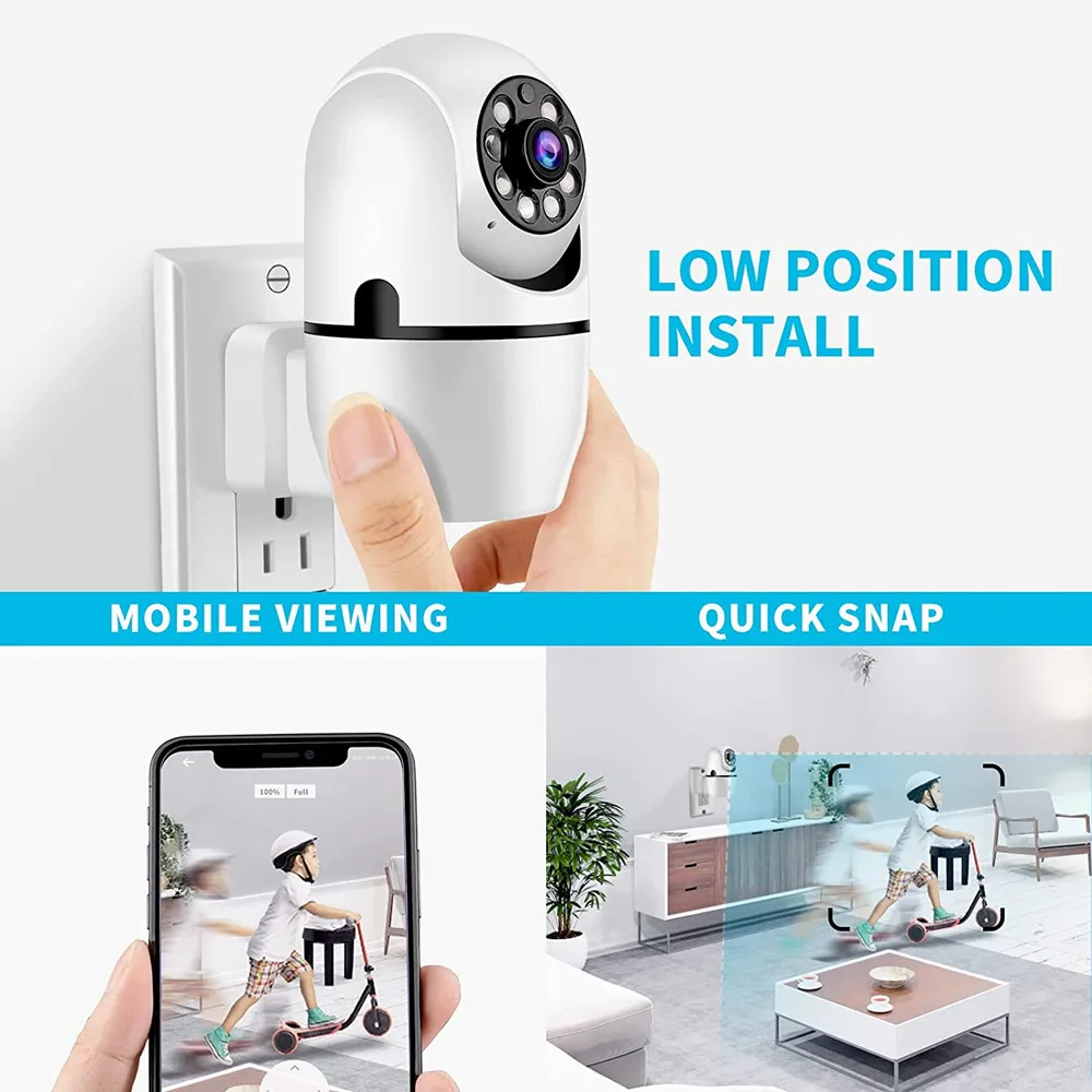 Tuya WiFi IP Camera 1080P HD Smart Wireless Two-way Audio Night Vision Motion Detection Security Cameras Smart Home Surveillance - Image 3