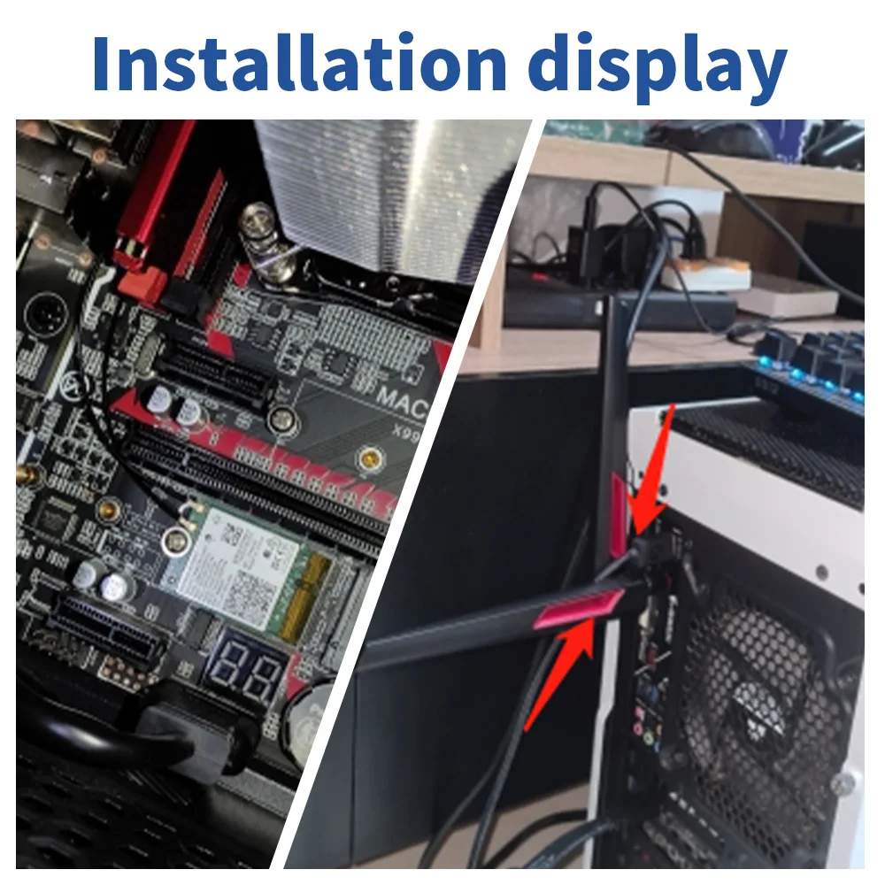 WiFi 7 For Intel BE200 Wireless Network Card Bluetooth 5.4 WiFi BE200NGW NGFF Adapter 802.11AX 2.4G/5G/6GHz for Win10/11 PC - Image 6