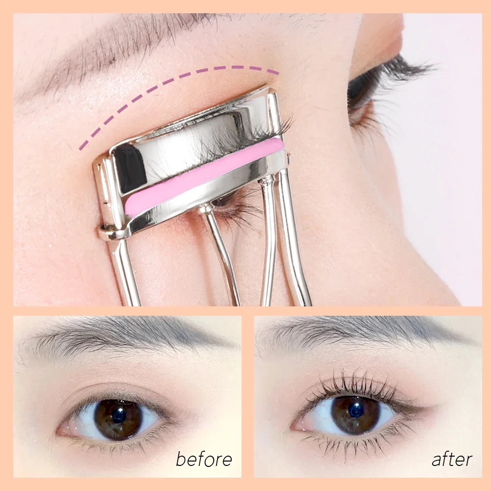 1Pcs Stainless Steel Eyelash Curler Long Lasting Eye Lash Curling Applicator Natural Curly Cosmetic Clip Woman Makeup Tools - Image 2