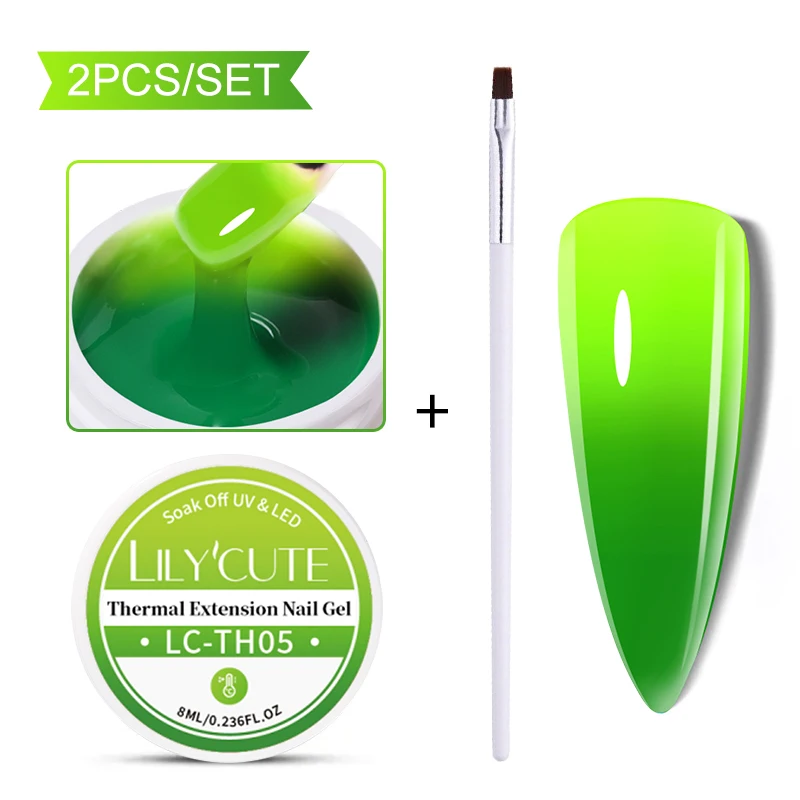 LILYCUTE 8ml/15ml Glitter Acrylic Gel Finger Extension Silver Nail Extension Gel Soak Off Nail Art Gel Varnish All For Manicure - Image 27