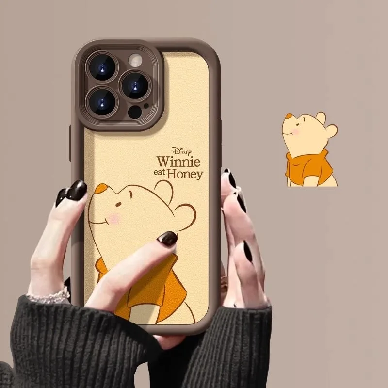 Winnie Honey Multistep Soft Phone Case for VIVO V21 V25E V27E V29E Y22S Y21 Y53S Y51 Y31 Y35 Y36 Y78 Y27 Y17S Y72 Y33S Y16 Y20