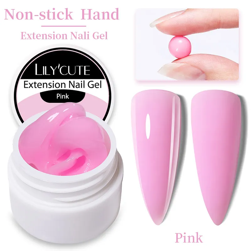 LILYCUTE 8ml/15ml Glitter Acrylic Gel Finger Extension Silver Nail Extension Gel Soak Off Nail Art Gel Varnish All For Manicure - Image 55