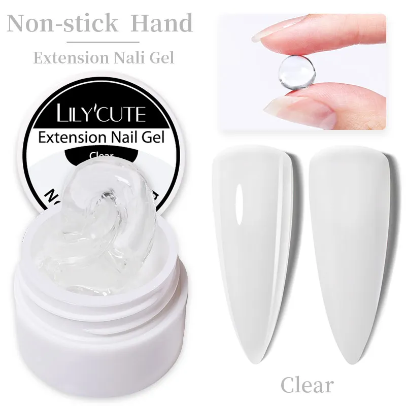 LILYCUTE 8ml/15ml Glitter Acrylic Gel Finger Extension Silver Nail Extension Gel Soak Off Nail Art Gel Varnish All For Manicure - Image 64