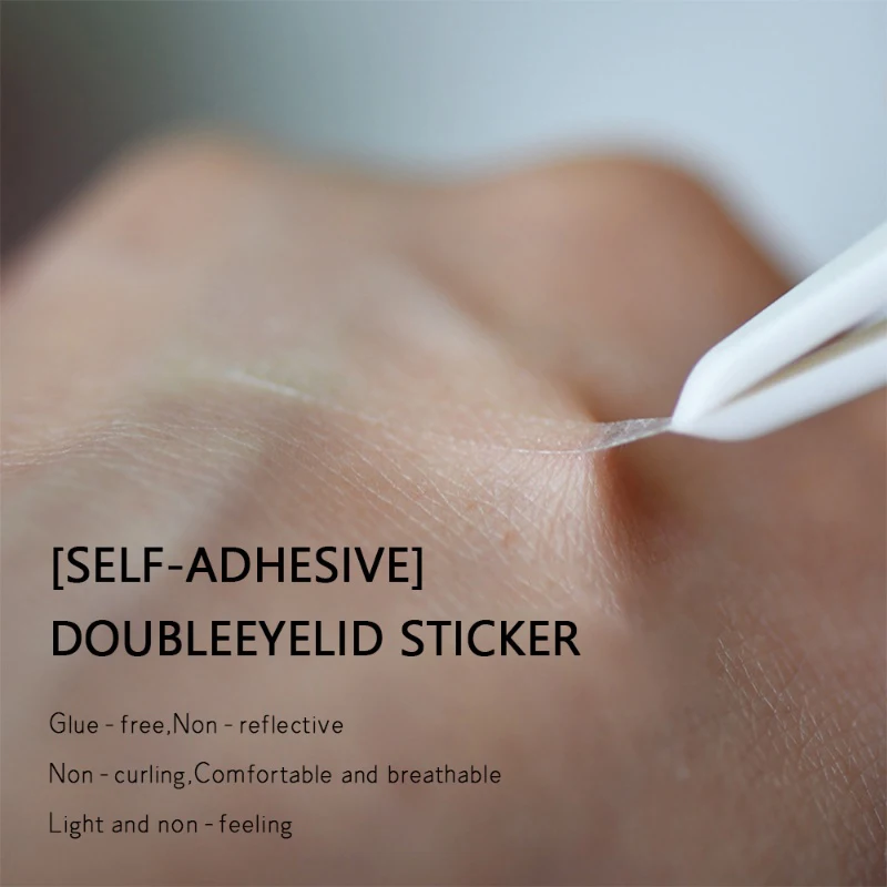 Invisible Eyelid Sticker Double Eyelid Stickers Transparent Self Adhesive Mesh-Lace Eye Tape Sticker Ladies Eye Makeup Tools - Image 5