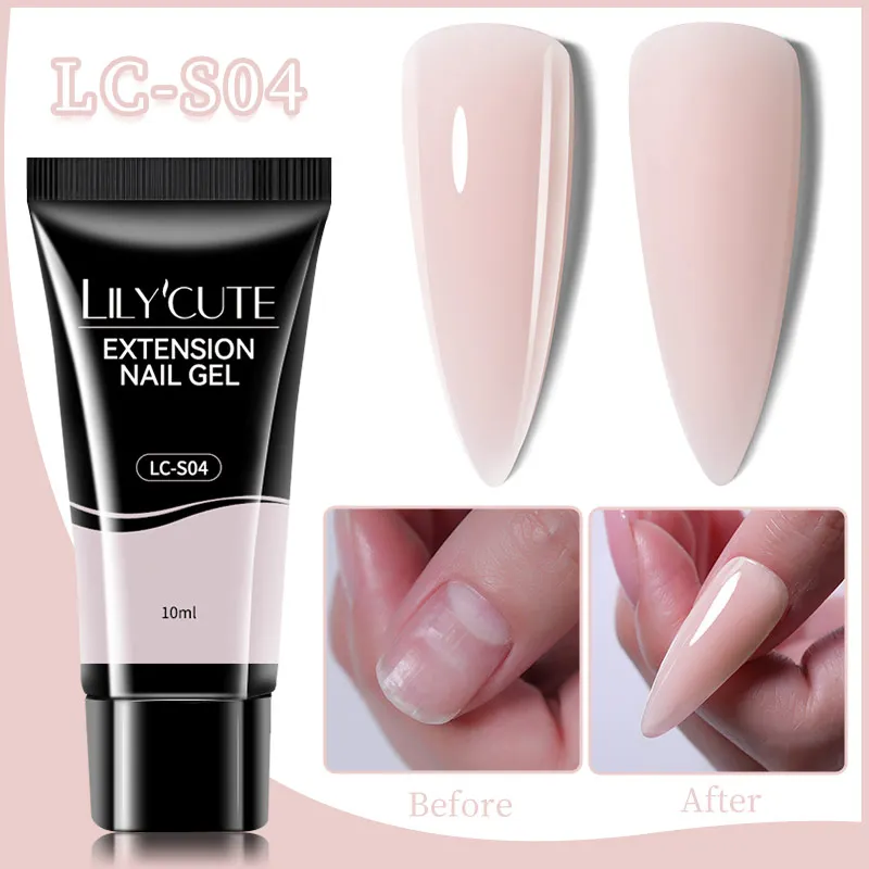 LILYCUTE 8ml/15ml Glitter Acrylic Gel Finger Extension Silver Nail Extension Gel Soak Off Nail Art Gel Varnish All For Manicure - Image 34