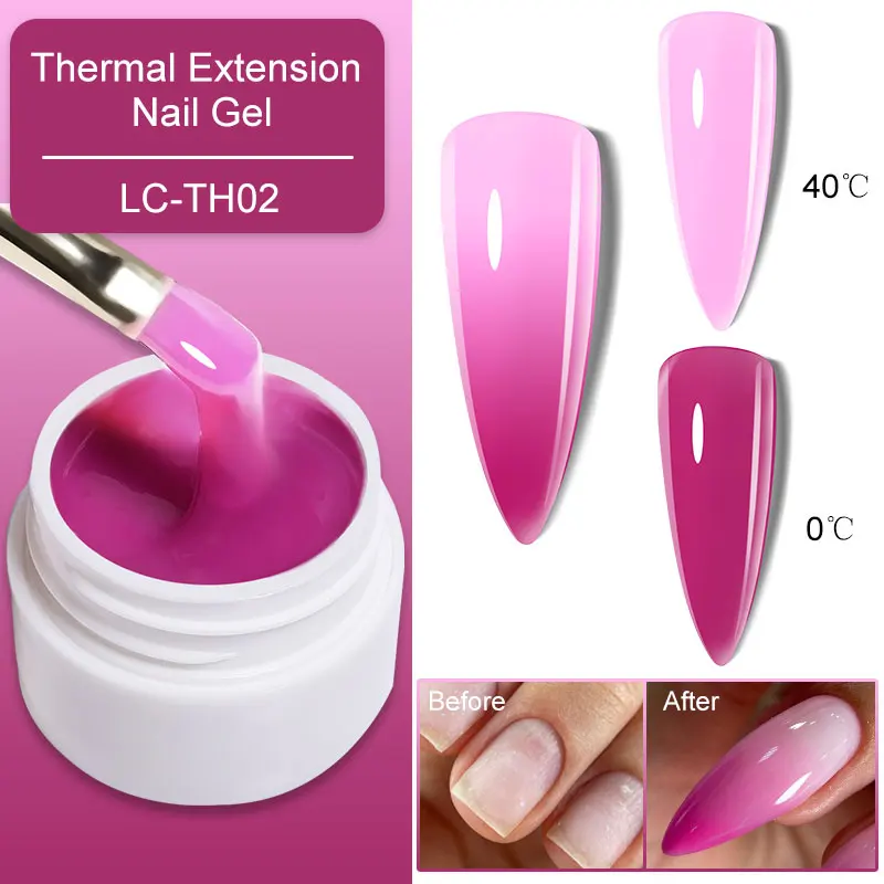 LILYCUTE 8ml/15ml Glitter Acrylic Gel Finger Extension Silver Nail Extension Gel Soak Off Nail Art Gel Varnish All For Manicure - Image 9