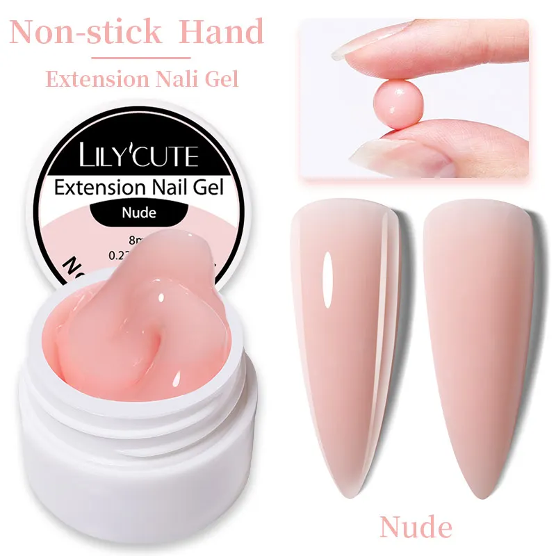 LILYCUTE 8ml/15ml Glitter Acrylic Gel Finger Extension Silver Nail Extension Gel Soak Off Nail Art Gel Varnish All For Manicure - Image 19