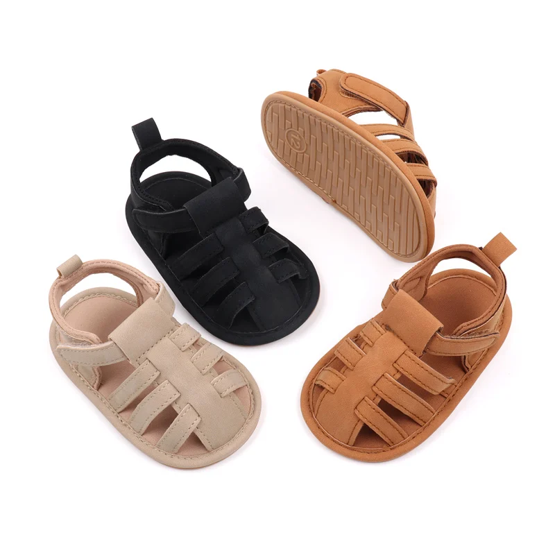 Baby Shoes Newborn Toddler 0-9-18 Months Prewalking Outdoor Summer Sandal Beach Walking Shoes 2024 New Style PU and TPR BHX3206 - Image 2